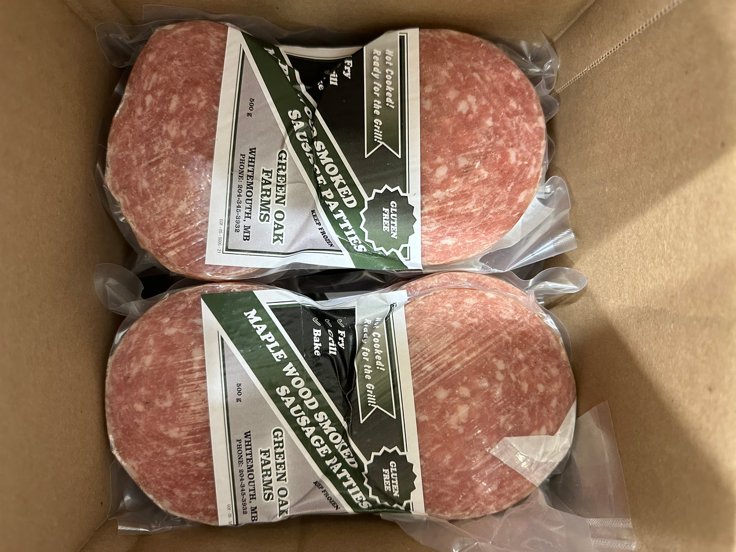 Maple Wood Smoke Farmer Sausage Patty