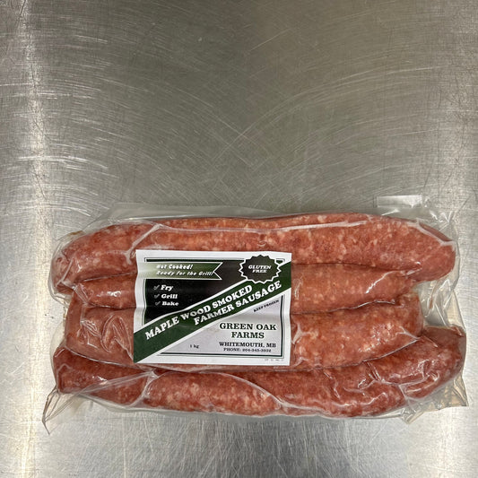 Maple Wood Smoked Spicy Farmer Sausage Links