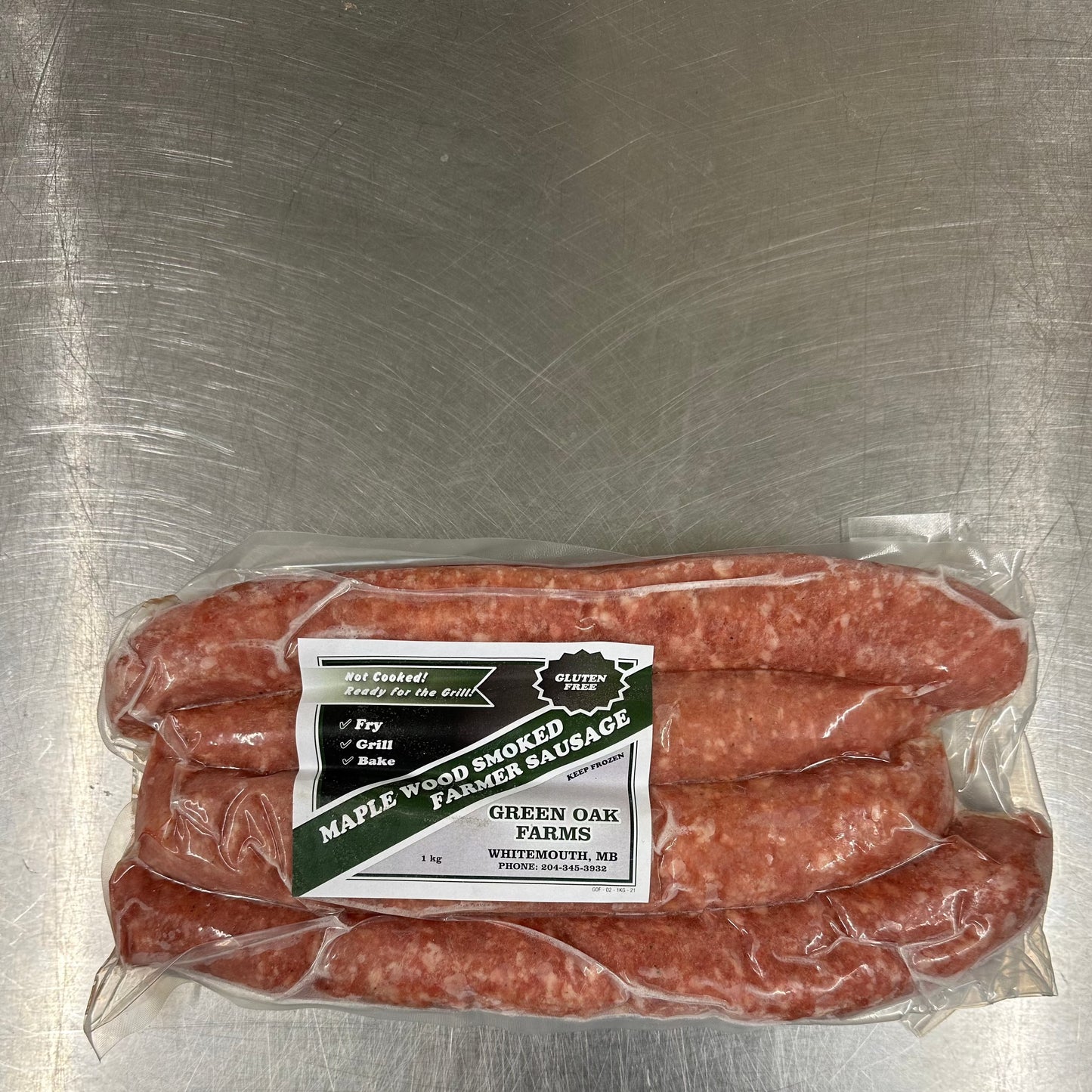 Maple Wood Smoked Farmer Sausage Links